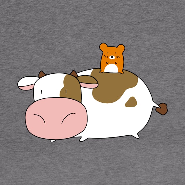 Cow and Hamster by saradaboru